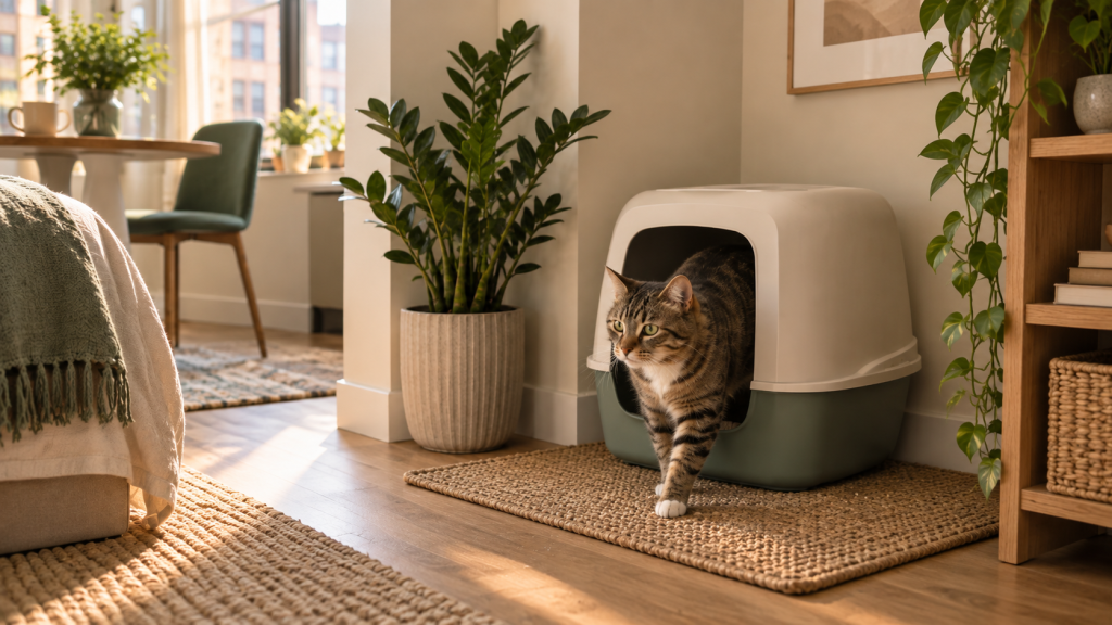 Best Litter Boxes for Small Apartments (Space-Saving Options That Actually Work)