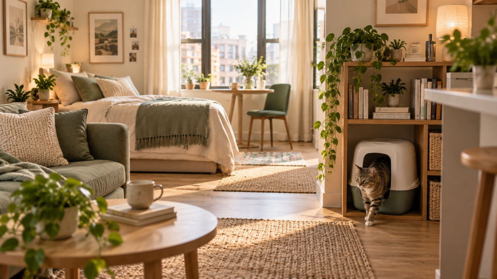 Where to Put a Litter Box in a Studio Apartment: 7 Smart Ideas