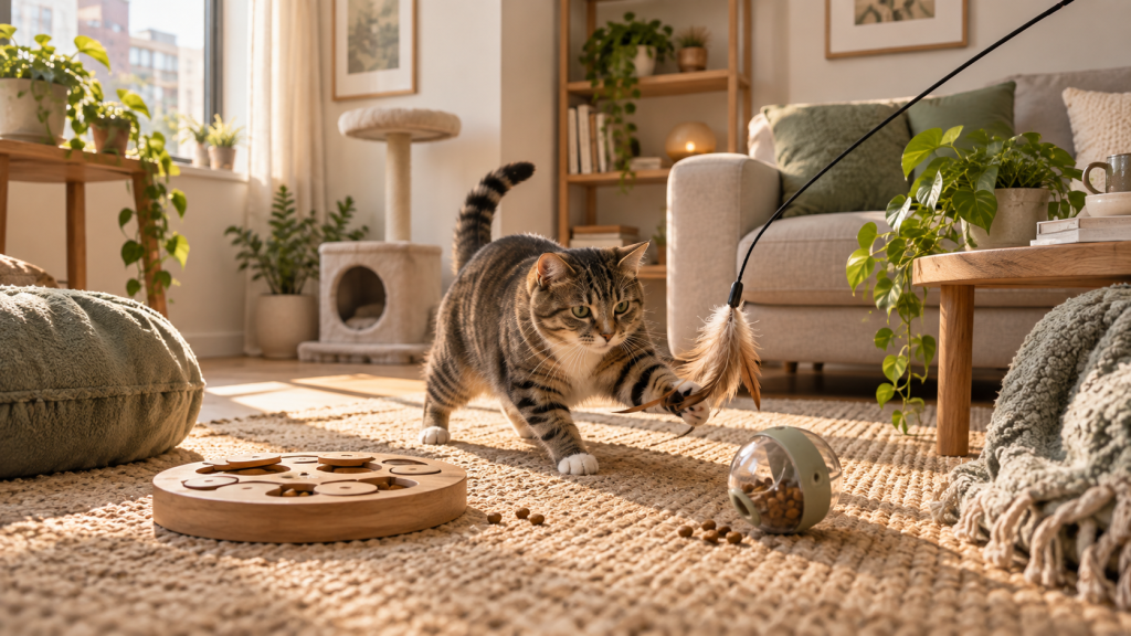 Best Enrichment Toys for Apartment Cats (Indoor-Only Cats Need More Than a Ball)