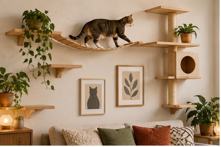 How to Set Up a Cat Wall System in a Small Apartment (Step-by-Step)